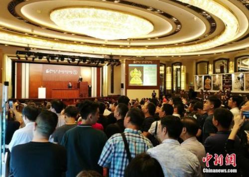 資料圖：2017香港秋季拍賣季,。<a target='_blank' href='http://www.chinanews.com/'>中新社</a>記者 楊可佳 攝
