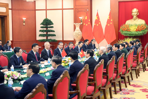 （5）習(xí)近平同越共中央總書記阮富仲舉行會(huì)談