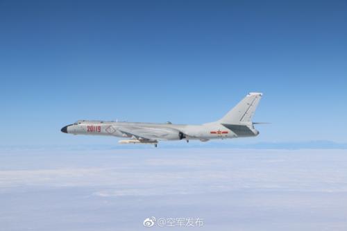 圖片來源：中國空軍官方微博,。