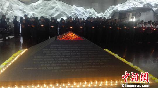 12月13日,，沈陽(yáng)“九一八”歷史博物館在國(guó)家公祭日舉行悼念儀式,。　朱明宇 攝