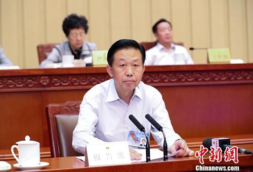 資料圖：財政部部長肖捷,。 <a target='_blank' href='http://www.chinanews.com/'>中新社</a>記者 劉震 攝