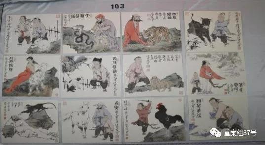 ▲在張某住所扣押的尚未出售的假冒范曾畫(huà)作225幅。警方供圖