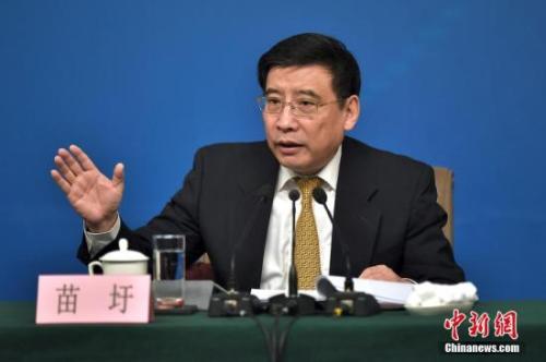 資料圖：苗圩,。<a target='_blank' href='http://www.chinanews.com/'>中新社</a>記者 金碩 攝