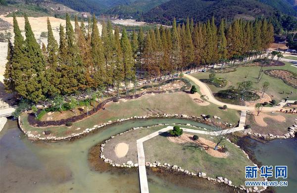 　這是福建省邵武市衛(wèi)閩鎮(zhèn)花千谷莊園田園風光（2017年10月25日攝）,。