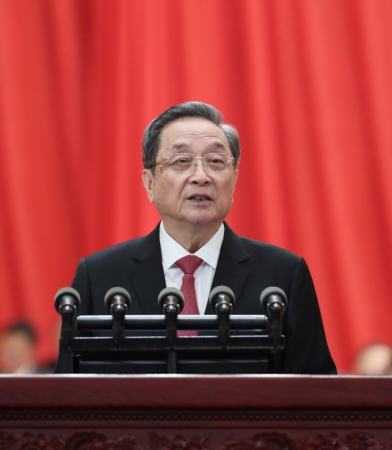 3月3日,，中國人民政治協(xié)商會(huì)議第十三屆全國委員會(huì)第一次會(huì)議在北京人民大會(huì)堂開幕,。這是十二屆全國政協(xié)主席俞正聲代表政協(xié)第十二屆全國委員會(huì)常務(wù)委員會(huì)，向大會(huì)報(bào)告過去五年的工作,。