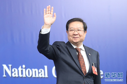 圖為全國(guó)政協(xié)委員劉利民,。新華網(wǎng) 中國(guó)政府網(wǎng) 翟子赫 攝