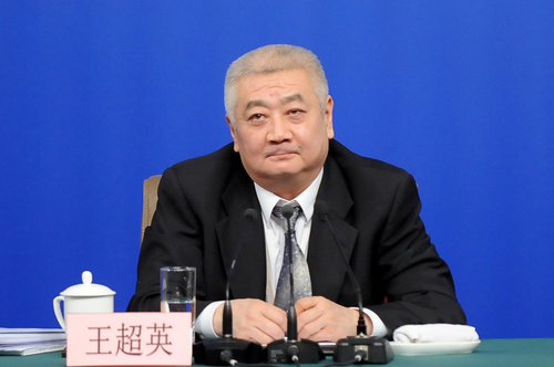 全國人大常委會法工委副主任王超英,。人民網(wǎng)記者 郝勇 攝