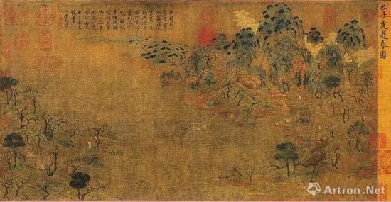 展子虔 游春圖