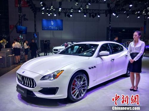 資料圖：上海車展上的汽車。<a target='_blank' href='http://www.chinanews.com/' >中新網(wǎng)</a>記者 李金磊 攝