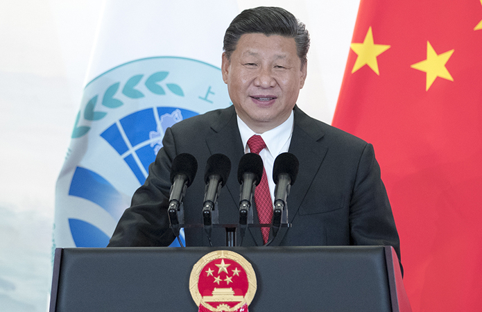 習(xí)近平歡迎出席上海合作組織青島峰會(huì)的外方領(lǐng)導(dǎo)人