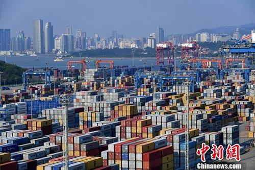 資料圖：福建廈門海滄嵩嶼碼頭,。<a target='_blank' href='http://www.chinanews.com/'>中新社</a>記者 王東明 攝