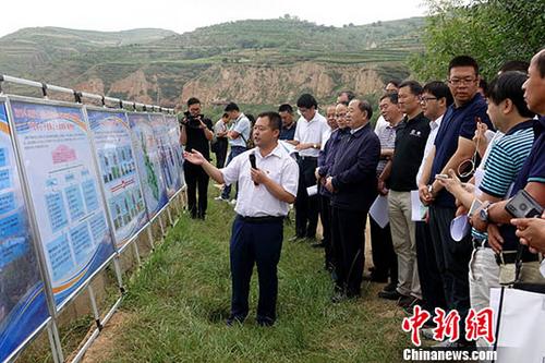 8月7日，歐美同學會(中國留學人員聯(lián)誼會)“海歸專家脫貧攻堅服務團”40余位專家深入甘肅省定西市渭源縣北寨鎮(zhèn),，詳細考察當?shù)胤鲐氻椖块_展情況,。圖為服務團在北寨鎮(zhèn)鄭家川村鑫大地春公司東西部協(xié)作扶持蔬菜產(chǎn)業(yè)發(fā)展示范基地。<a target='_blank' href='http://www.chinanews.com/'>中新社</a>記者 付強 攝