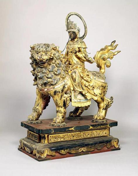 鍍金涂漆木雕，康祐（1630–1689）,，1685-1689年
