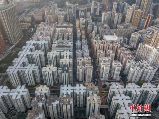 資料圖：香港樓宇密集,。 <a target='_blank' href='http://www.chinanews.com/'>中新社</a>記者 謝光磊 攝