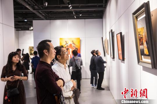 展覽吸引眾多觀眾前來觀看,。　李南軒　攝