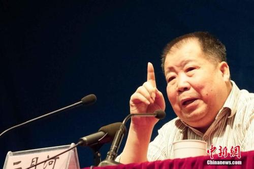 資料圖：二月河,。<a target='_blank' href='http://www.chinanews.com/'>中新社</a>發(fā) 宋大鵬 攝
