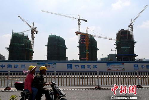 資料圖：一處在建樓盤,。<a target='_blank' href='http://www.chinanews.com/'>中新社</a>記者 張斌 攝
