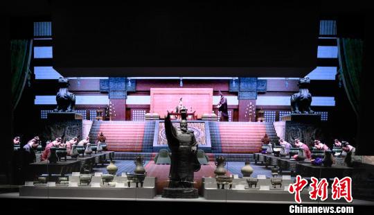 “晉霸春秋”反映了晉國波瀾壯闊的霸主雄風(fēng)?！∪嘻惸?攝
