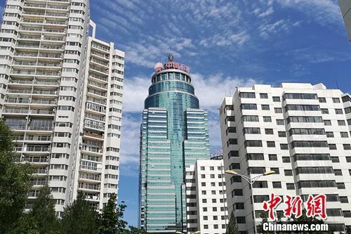 北京市亞運(yùn)村北辰附近某小區(qū)樓外景,。<a target='_blank' href='http://www.chinanews.com/' >中新網(wǎng)</a> 程春雨 攝
