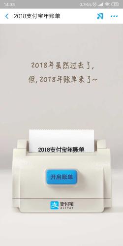 年度賬單截圖,。