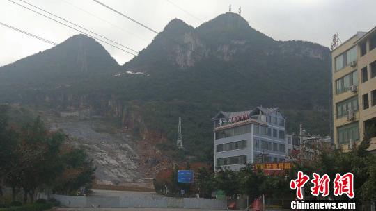 滑坡前,。成都理工大學(xué)供圖