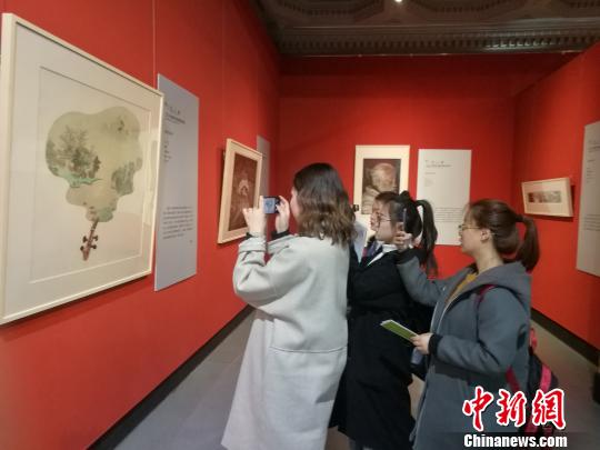 南北游客們駐足欣賞,?！㈠a菊 攝