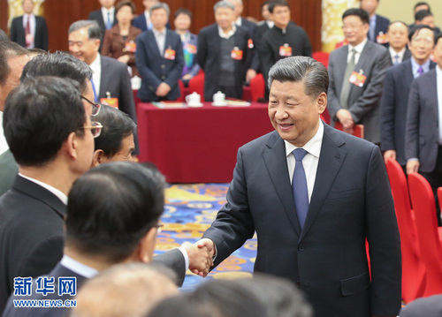 習近平看望參加政協(xié)會議的文藝界社科界委員