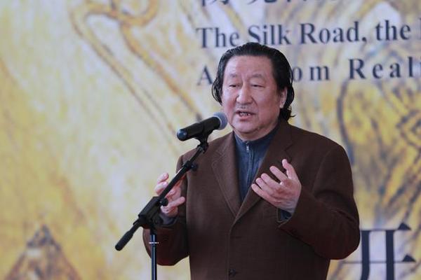 從絲綢之路的歷史中汲取智慧：楊曉陽美術作品暨創(chuàng)作文獻展啟幕天津