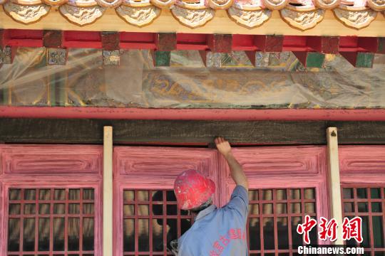 民眾可參與深入了解,、認(rèn)識古建筑修復(fù)的傳統(tǒng)工藝,。　于海洋 攝