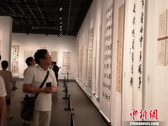 展覽現(xiàn)場(chǎng),。　童笑雨 攝