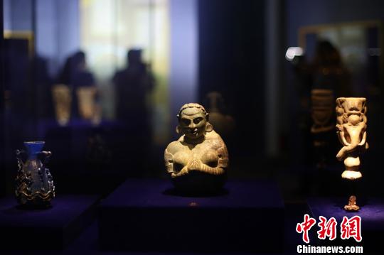 圖為展出的精品文物,。　泱波 攝