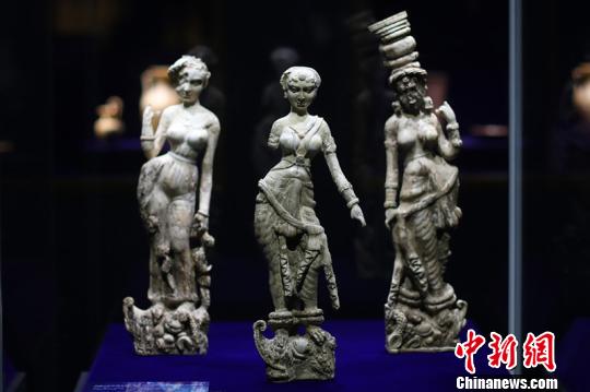 “金色阿富汗——古代文明的十字路口”展在南京博物院特展館開(kāi)幕,。　泱波 攝