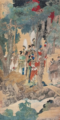 任伯年《華祝三多圖》,，西泠印社2011春拍會(huì)獲價(jià)1.67億元