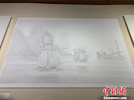 “中洲旅人——約翰·豪藝術(shù)展”?！】涤裾?攝