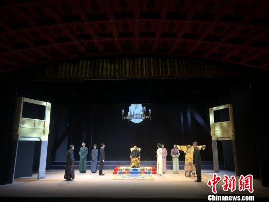 話劇《“新京”夢(mèng)碎》演出現(xiàn)場(chǎng) 呂盛楠 攝