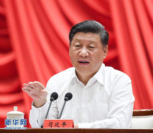 9月3日，2019年秋季學(xué)期中央黨校（國(guó)家行政學(xué)院）中青年干部培訓(xùn)班在中央黨校開(kāi)班,。中共中央總書(shū)記,、國(guó)家主席、中央軍委主席習(xí)近平在開(kāi)班式上發(fā)表重要講話(huà),。 新華社記者 饒愛(ài)民 攝