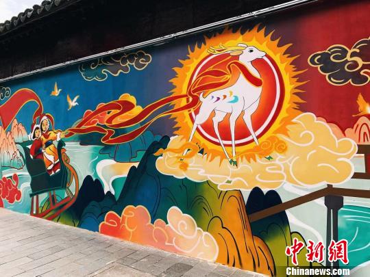 為了讓“網(wǎng)紅墻”呈現(xiàn)最佳效果,，“網(wǎng)紅墻”由世界頂尖的設(shè)計與涂鴉團隊操刀?！】涤裾?攝