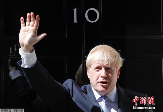 資料圖片：英國首相約翰遜