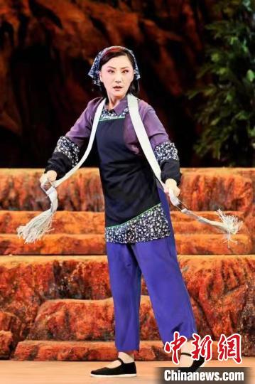 新編現(xiàn)代京劇《紅土》劇照,。福建京劇院供圖