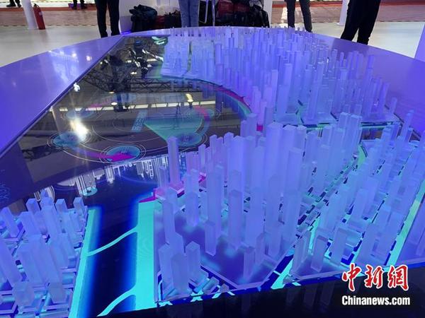 資料圖：智慧城市模型,。<a target='_blank' href='http://www.chinanews.com/' >中新網(wǎng)</a> 吳濤 攝