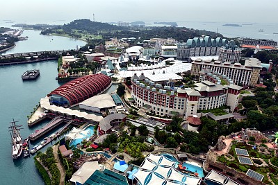 圖為新加坡城市風(fēng)光。圖片來(lái)源：視覺(jué)中國(guó)
