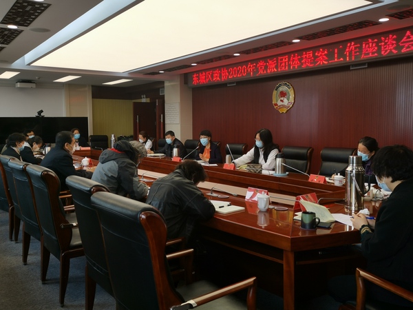 東城區(qū)政協(xié)召開黨派團(tuán)體提案工作座談會