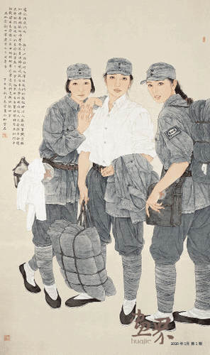 還記得我們嗎,？—紀(jì)念新四軍建軍-70-周年-195x115cm-2007年高-云