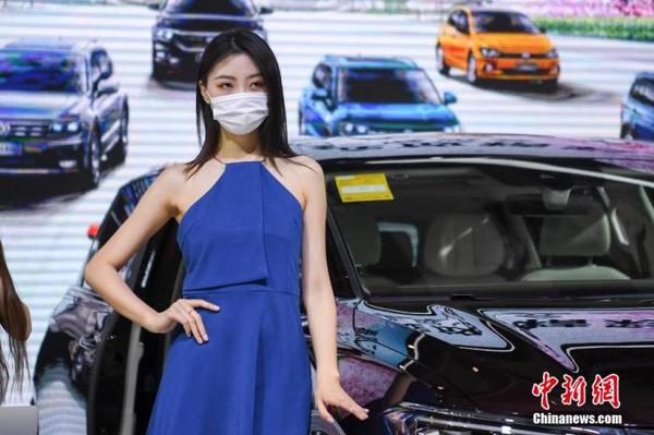 5月4日，長(zhǎng)沙舉辦2020湖南汽車展覽會(huì),。楊華峰 攝