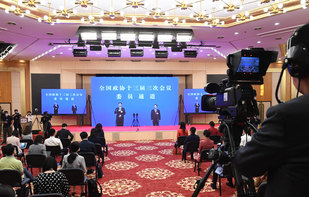 全國(guó)政協(xié)十三屆三次會(huì)議第二場(chǎng)“委員通道”