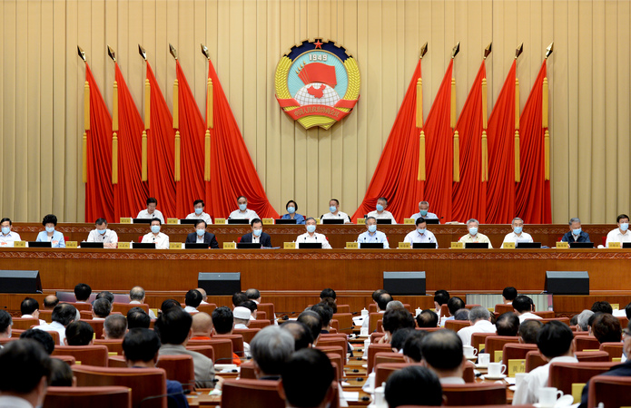 全國(guó)政協(xié)十三屆常委會(huì)第十二次會(huì)議開幕 汪洋出席