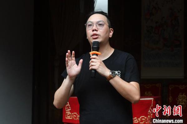 圖為夏濤在會上致辭?！蚊?攝