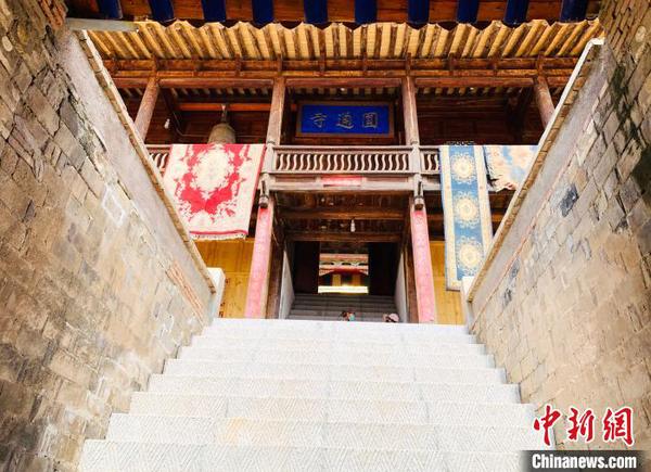圖為漢傳佛教的圓通寺,。　孫睿 攝