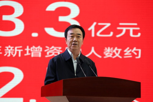 寧夏回族自治區(qū)黨委常委,、統(tǒng)戰(zhàn)部部長(zhǎng)白尚成發(fā)表總結(jié)講話