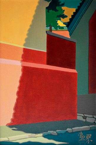 五臺(tái)的時(shí)間－3號(hào)（布面油畫）40×60cm--李卓霖